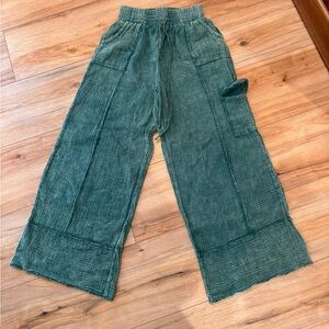 Easel Flowy Gauze Muslin Pants